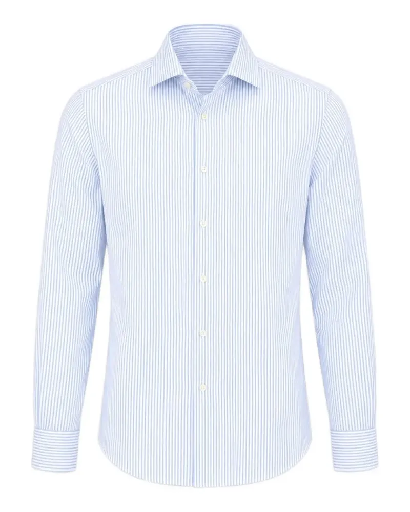 XACUS striped long-sleeve shirt - Blau Blau