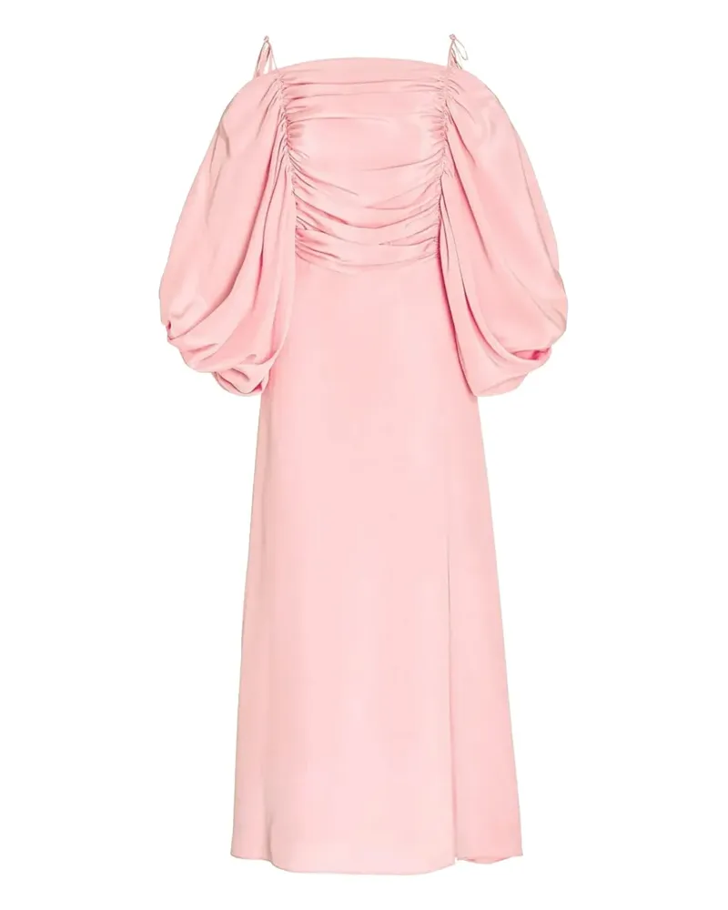 Rodarte Schulterfreies Maxikleid - Rosa Rosa
