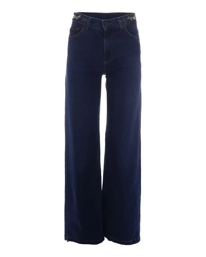 Liu Jo Jeans mit weitem Bein - Blau Blau