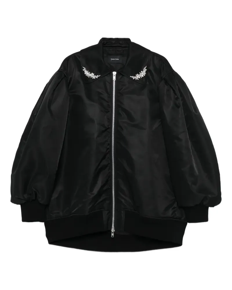 Simone Rocha Verzierte Bomberjacke - Schwarz Schwarz
