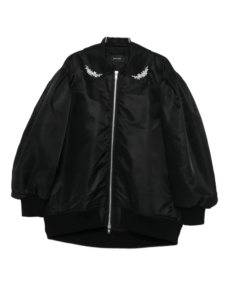 Simone Rocha embellished bomber jacket - Schwarz Schwarz