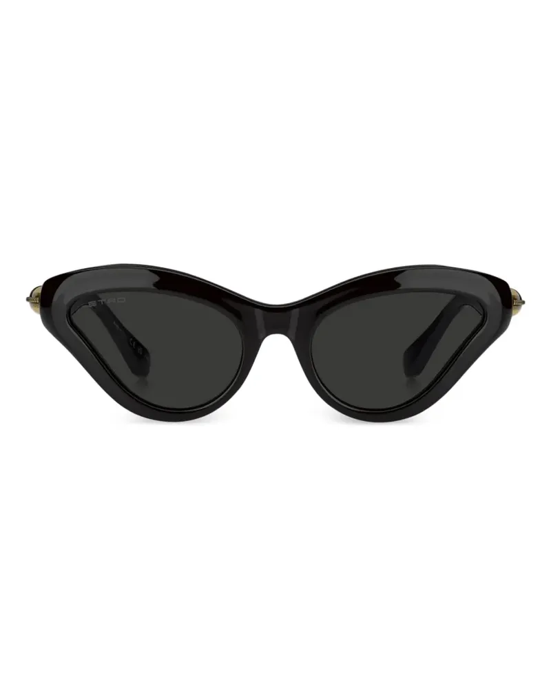 Etro Drop Cat-Eye-Sonnenbrille - Schwarz Schwarz