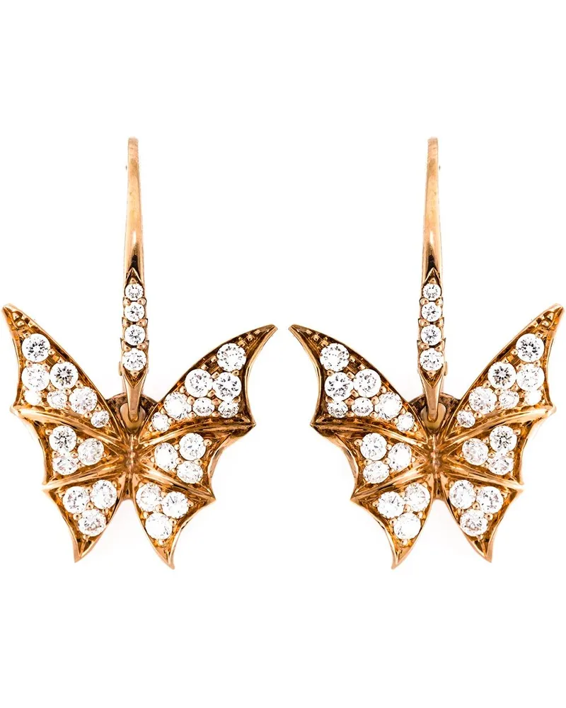 Stephen Webster 18kt Rotgoldohrringe mit Diamanten - Metallic Metallic