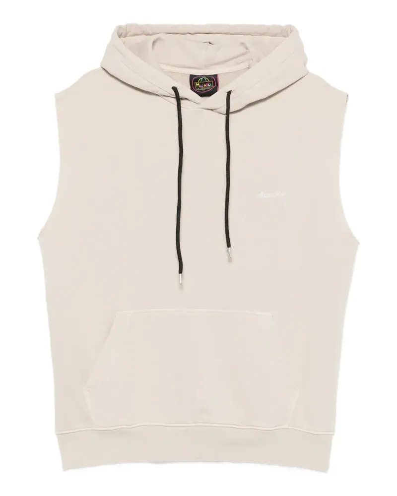 MAUNA KEA sleeveless hoodie - Nude Nude