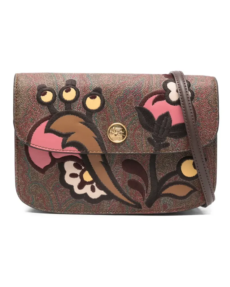 Etro Arnica Schultertasche - Braun Braun