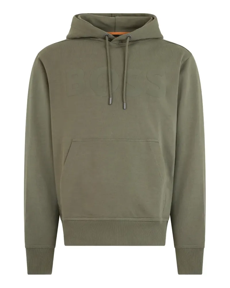HUGO BOSS Hoodie mit Logo-Prägung - Grün Grün