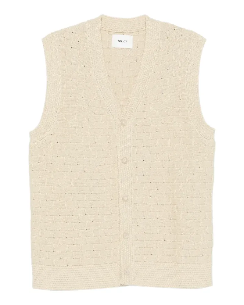 NN 07 Reece Pullunder mit V-Ausschnitt - Nude Nude