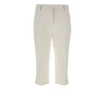 Satinhose mit Schlitz - Nude