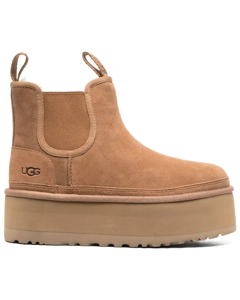UGG Klassische Mini Plateau-Stiefeletten - Nude Nude