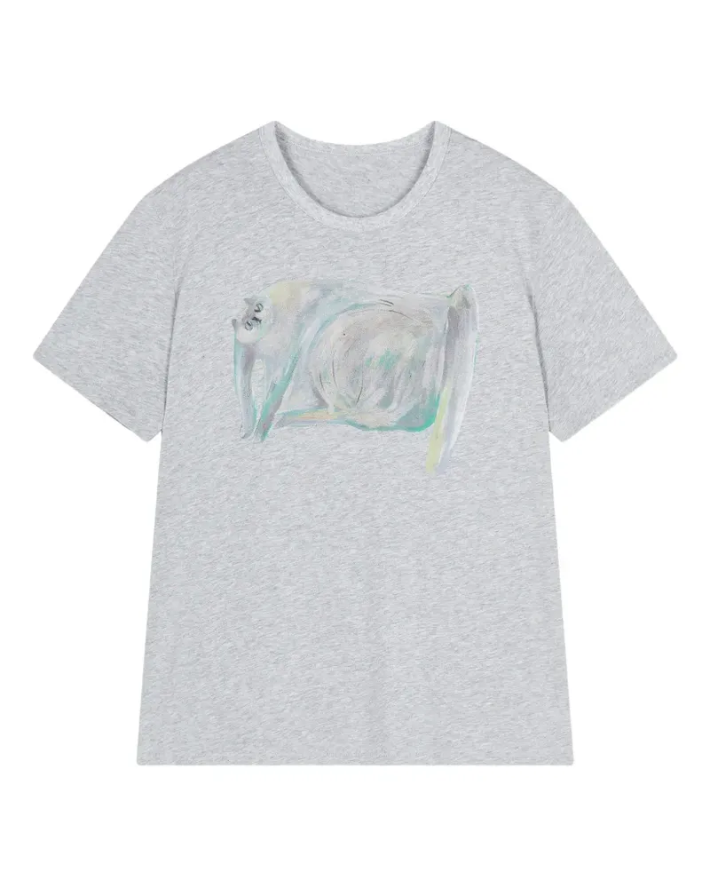 JNBY Hemd mit Katzen-Print - Grau Grau