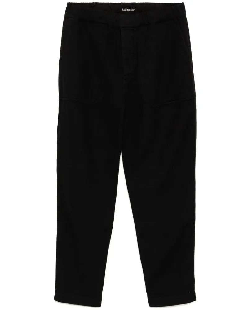 Casey Casey Jog ah Hose im Military-Look - Schwarz Schwarz