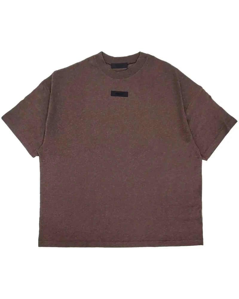 Fear of God T-Shirt mit Logo-Applikation - Braun Braun