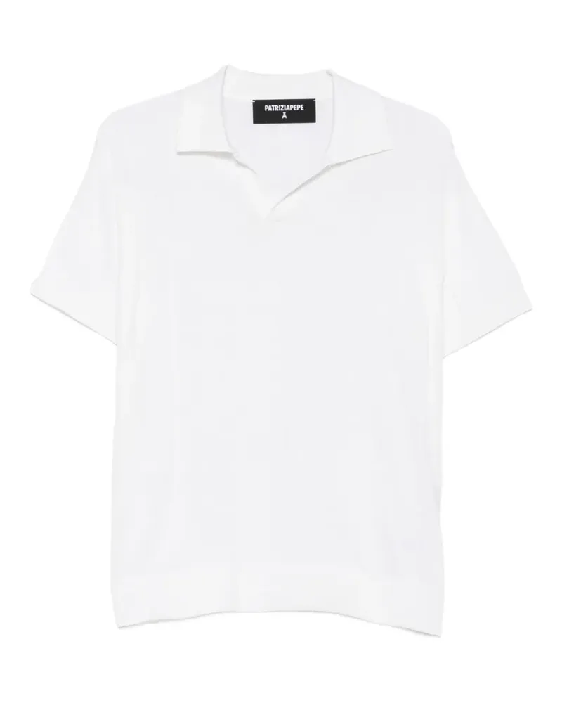 Patrizia Pepe collared T-shirt - Weiß Weiß