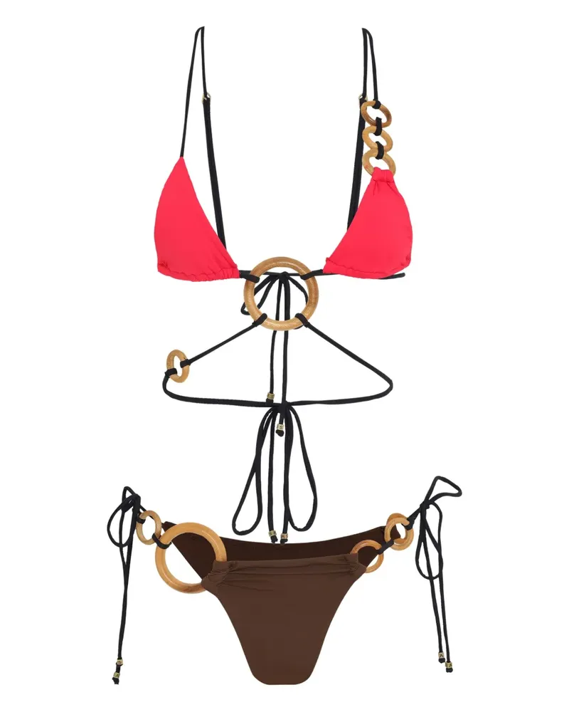 Amir Slama Bikini mit Ring - Rosa Rosa