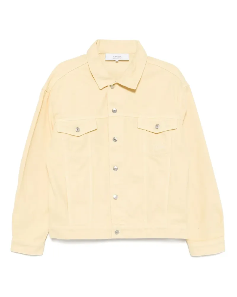 Kitsuné Trucker-Jacke - Gelb Gelb