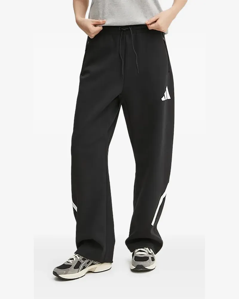 adidas drawstring track pants - Schwarz Schwarz