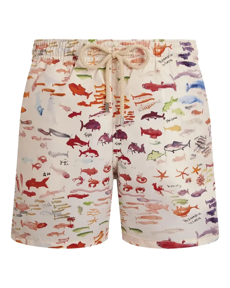 Vilebrequin Badeshorts mit Logo - Nude Nude