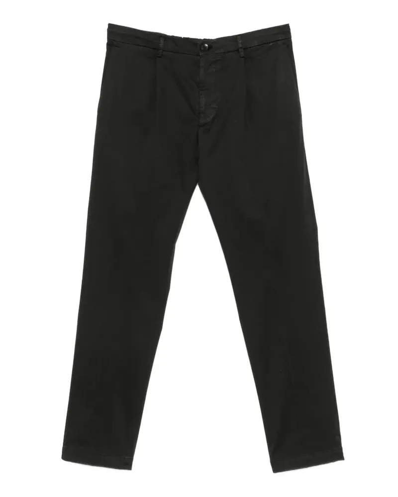 MICHAEL COAL Hose mit Bundfalten - Schwarz Schwarz