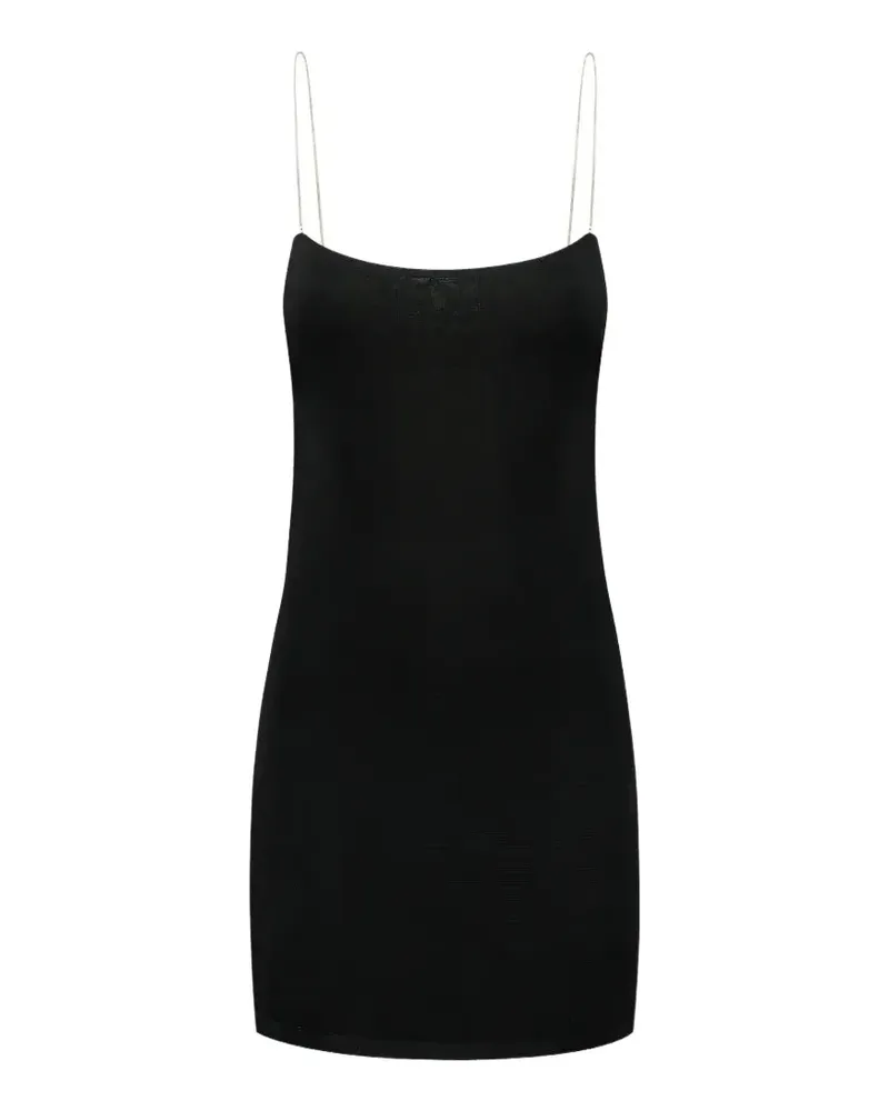 GAUGE81 Hira Minikleid mit metallischen Trägern - Schwarz Schwarz