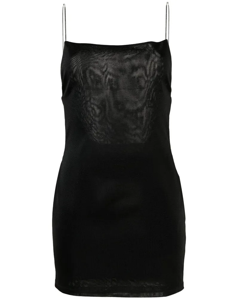 GAUGE81 Hira Minikleid mit metallischen Trägern - Schwarz Schwarz