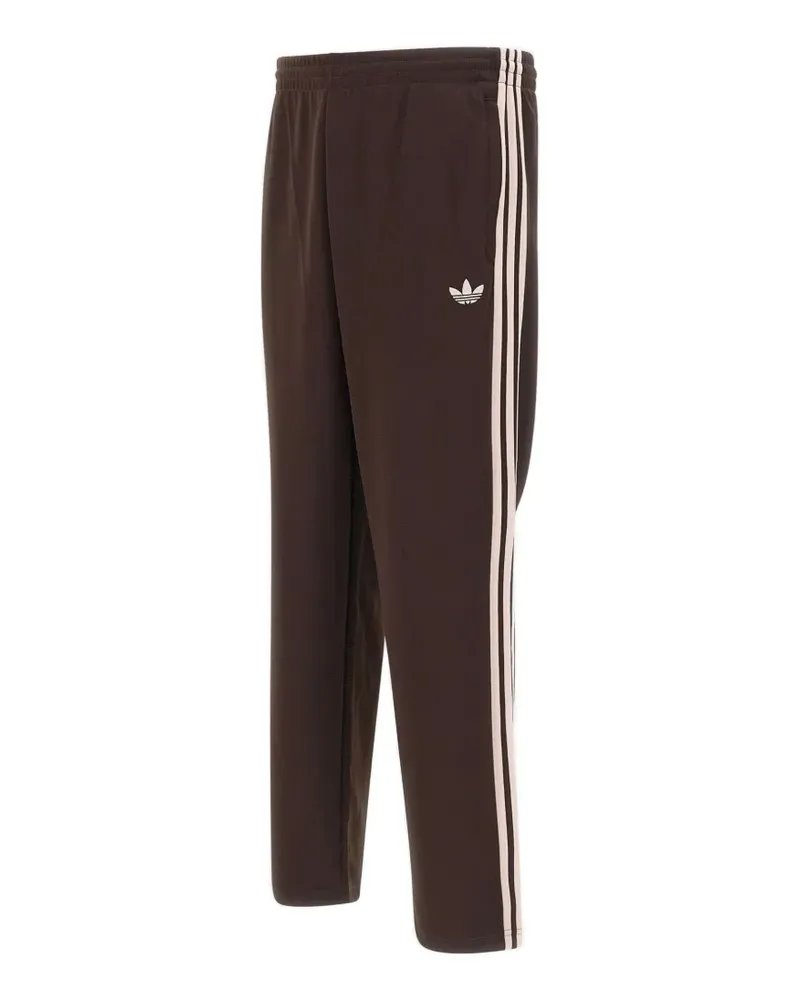 adidas 3-stripes logo trousers - Braun Braun