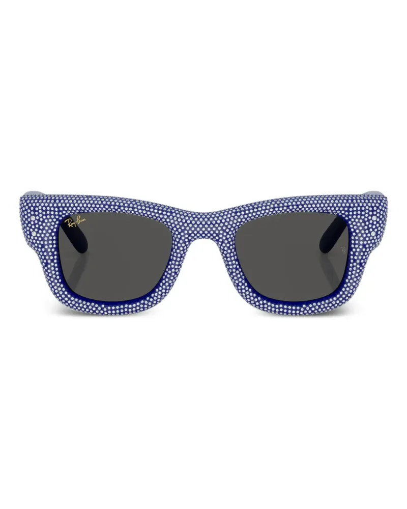 Ray Ban Verzierte Sonnenbrille - Blau Blau