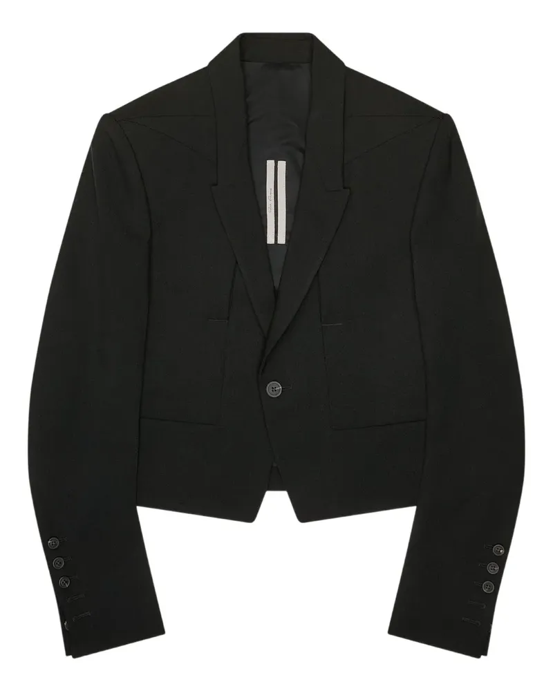 Rick Owens Hemdjacke mit Knöpfen - Schwarz Schwarz