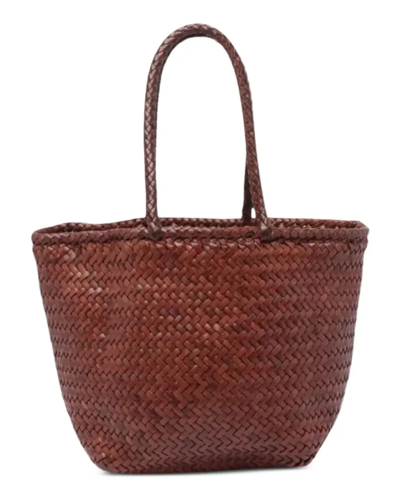 Dragon Diffusion Gewebte Schultertasche - Braun Braun