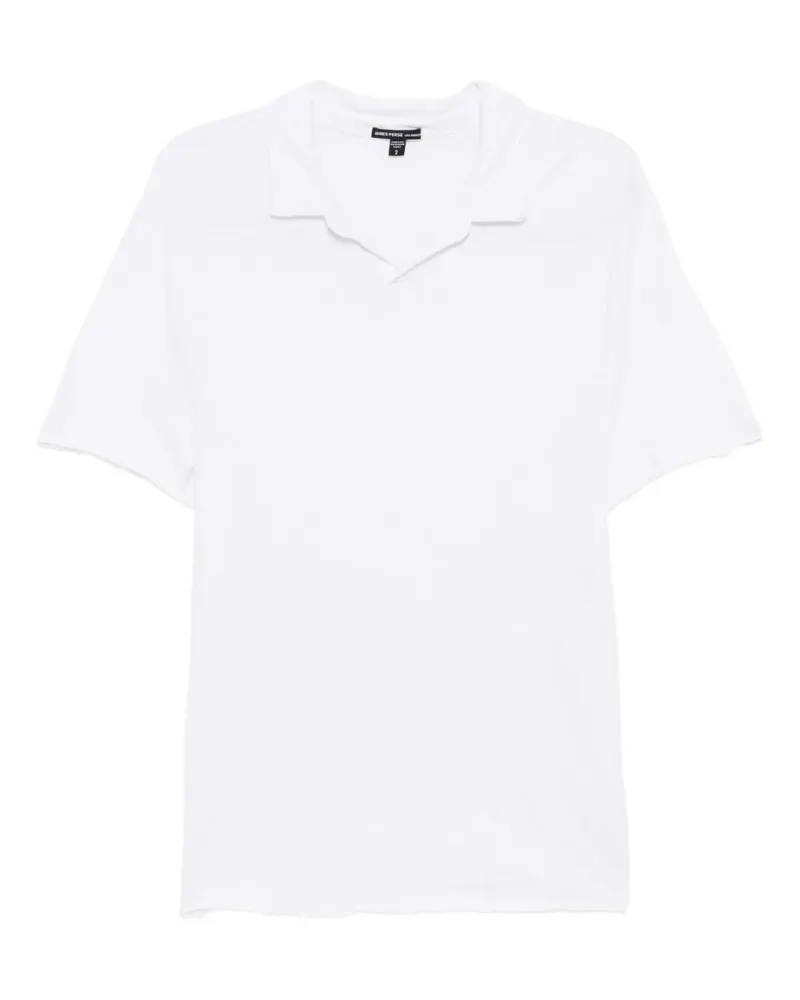 James Perse Slub Poloshirt - Weiß Weiß