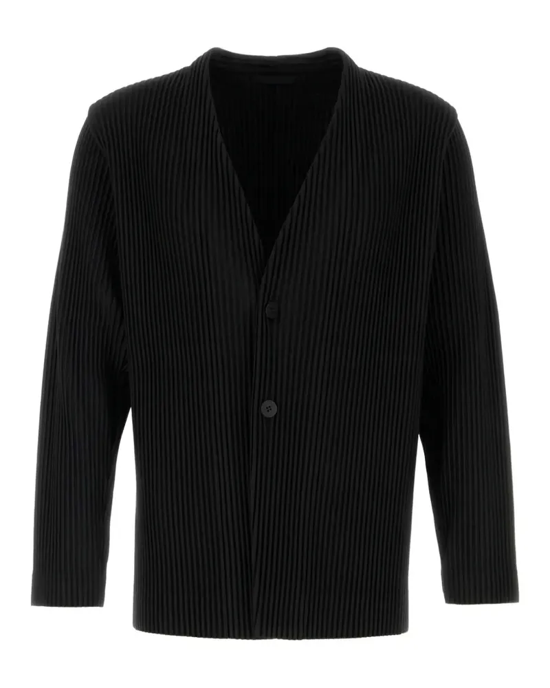 Issey Miyake pleated cardigan - Schwarz Schwarz