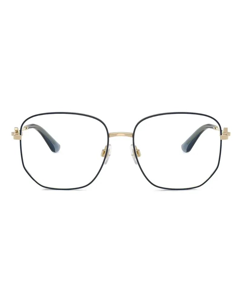 Dolce & Gabbana Brille mit geometrischem Gestell - Gold Gold