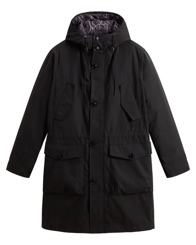 Woolrich Peach Parka - Schwarz Schwarz