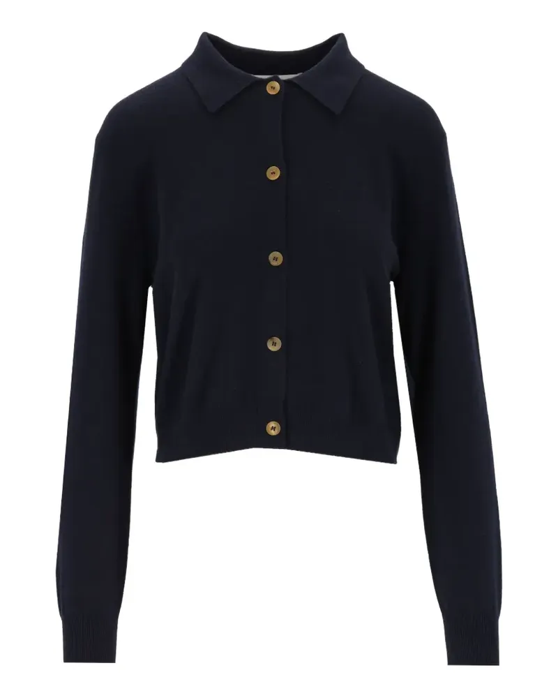 arch4 Wrexham Cardigan aus Kaschmir - Blau Blau