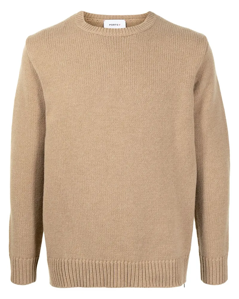 Ports V Pullover aus Wolle - Nude Nude