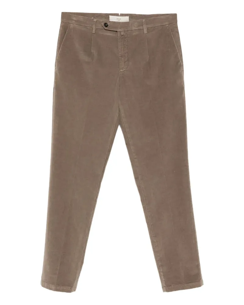 Briglia 1949 Cordhose mit Bundfalten - Braun Braun