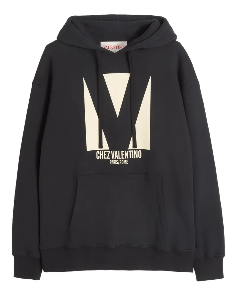 Valentino Garavani Hoodie mit Chez-Patch - Schwarz Schwarz