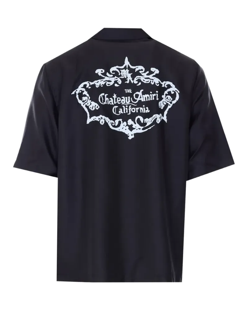 Amiri logo-print shirt - Schwarz Schwarz