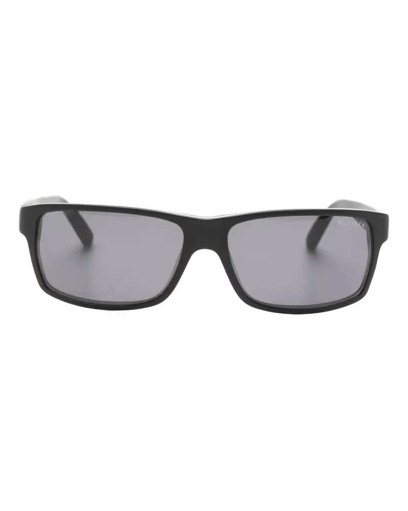 Tommy Hilfiger Sonnenbrille mit eckigem Gestell - Schwarz Schwarz