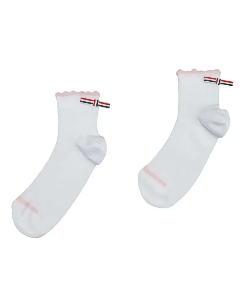 Thom Browne Socken aus Baumwolle - Weiß Weiß