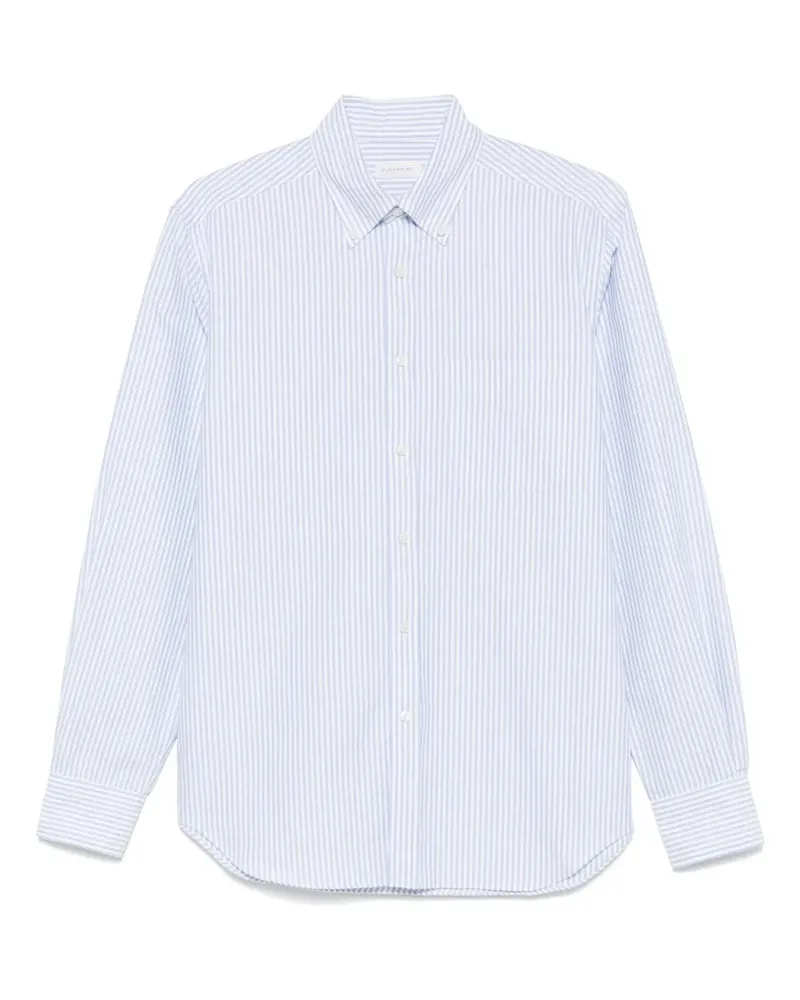 Glanshirt Gestreiftes Hemd - Blau Blau
