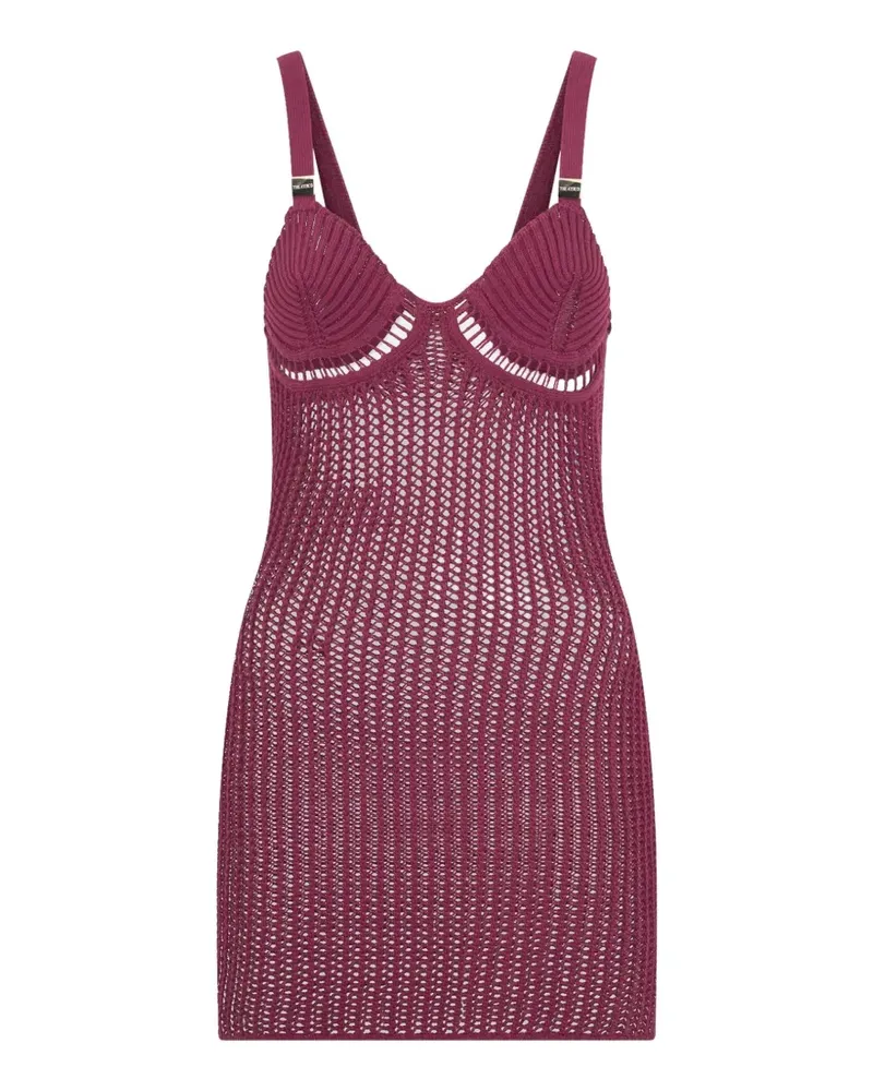 ATTICO Klassisches Minikleid - Violett Violett
