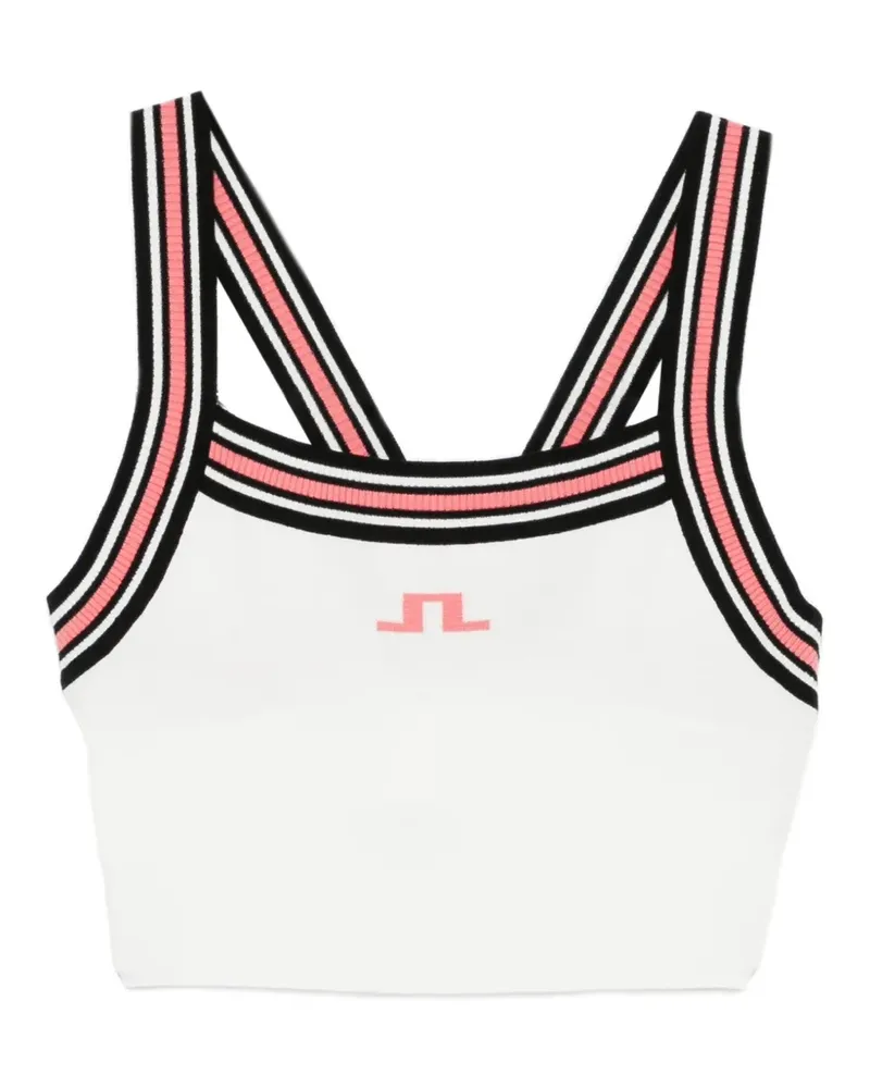 J.Lindeberg Gestricktes Nori Cropped-Top - Weiß Weiß