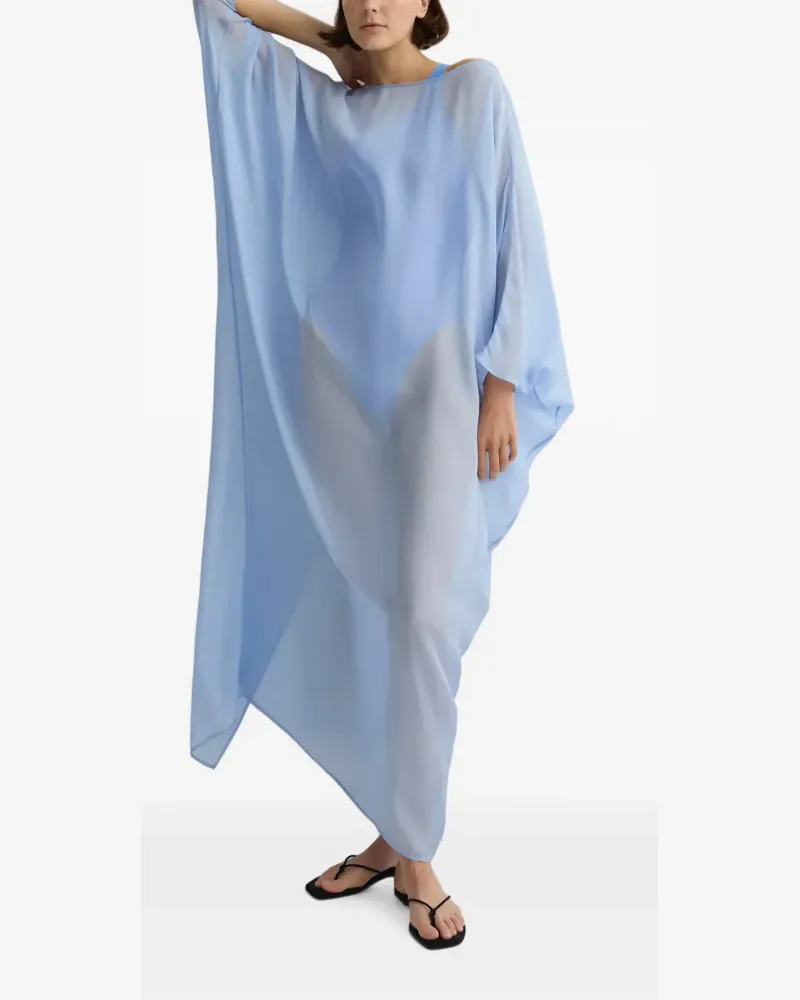 BONDI BORN Capri Kaftankleid aus Seide - Blau Blau