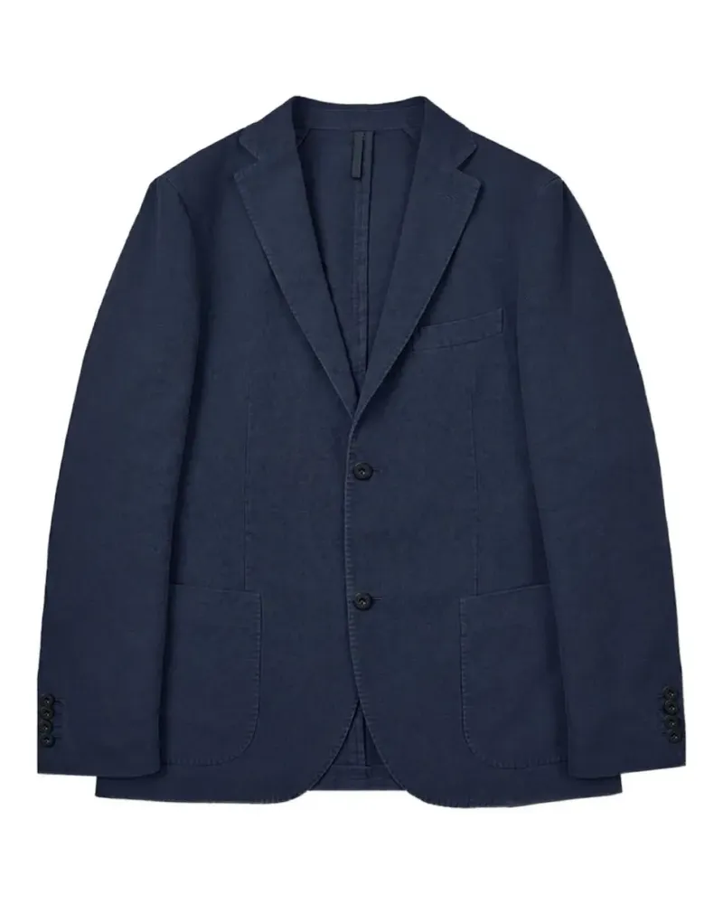 Slowear Incotex Blazer mit fallendem Revers - Blau Blau