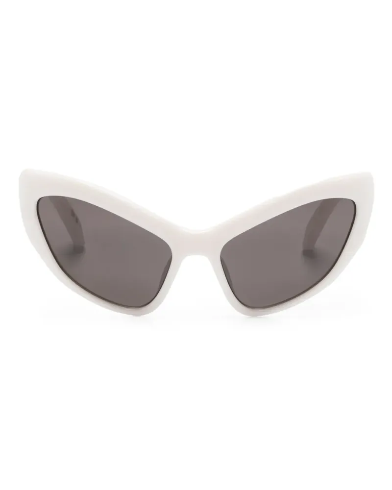 Balenciaga Sonnenbrille mit Oversized-Gestell - Weiß Weiß