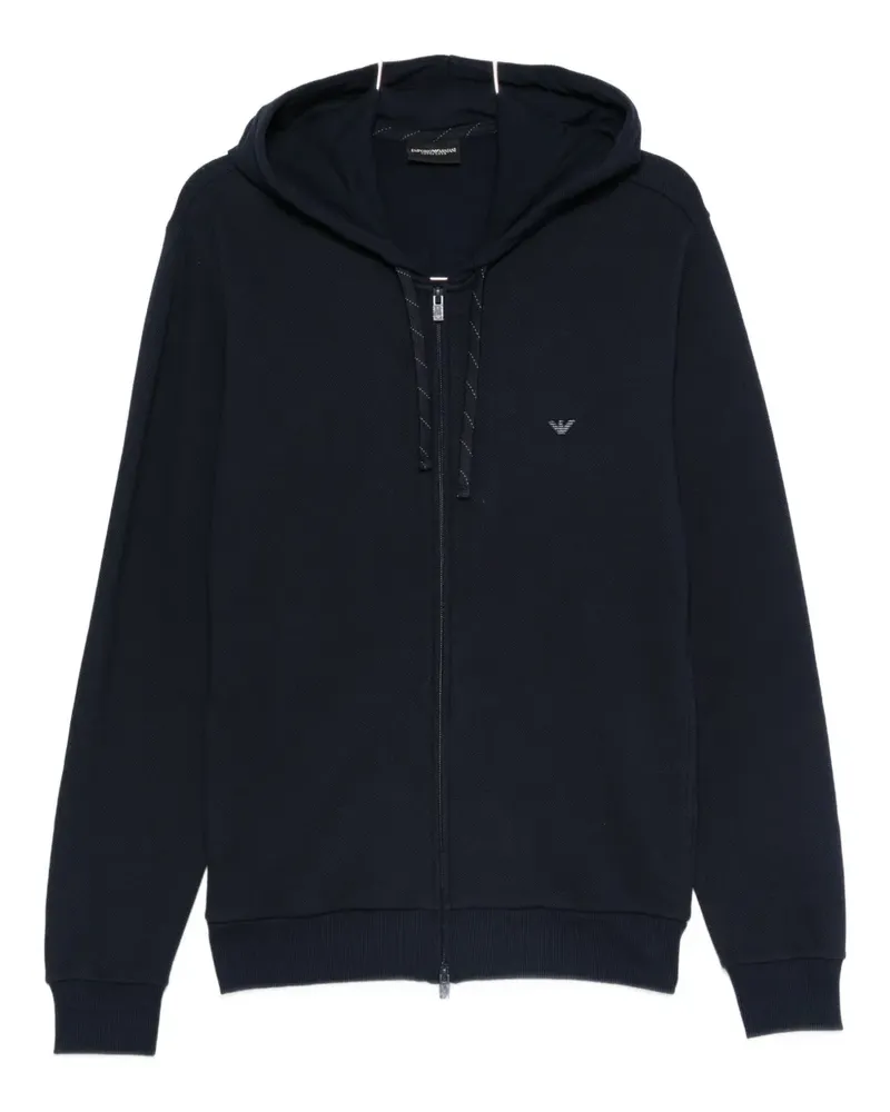 Emporio Armani zip-up hoodie - Blau Blau