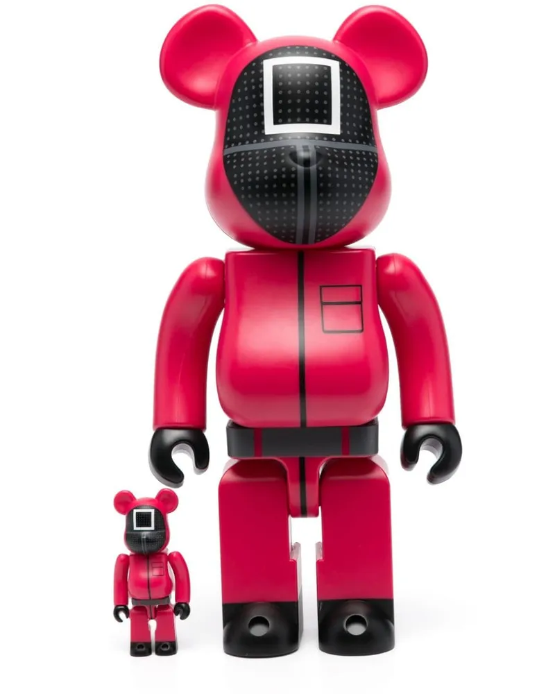 Medicom Toy Squid Game BE@RBRICK Figuren-Set Rot