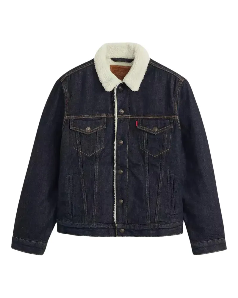 Levi's Jacke mit Sherpa-Kragen - Blau Blau