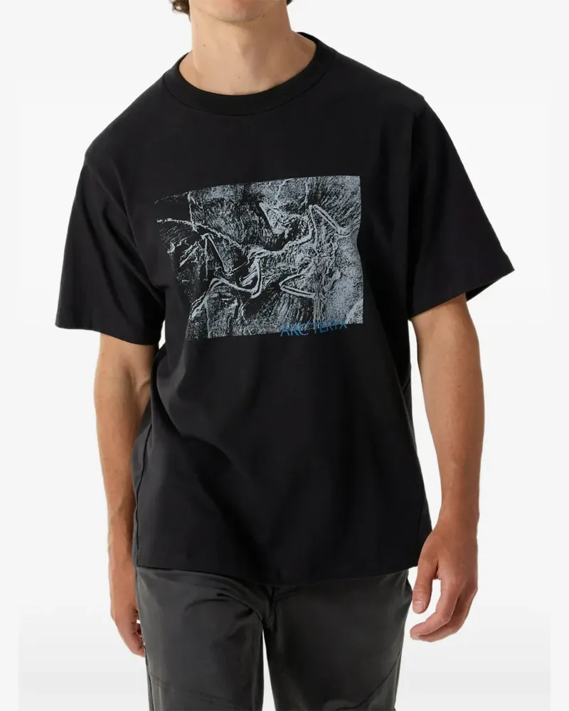Arc'teryx Kragg T-Shirt mit grafischem Print - Schwarz Schwarz