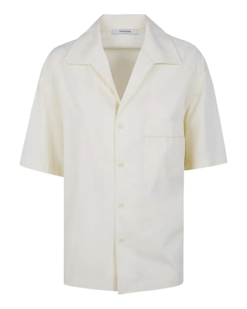 Entire Studios chest-pocket buttoned shirt - Nude Nude